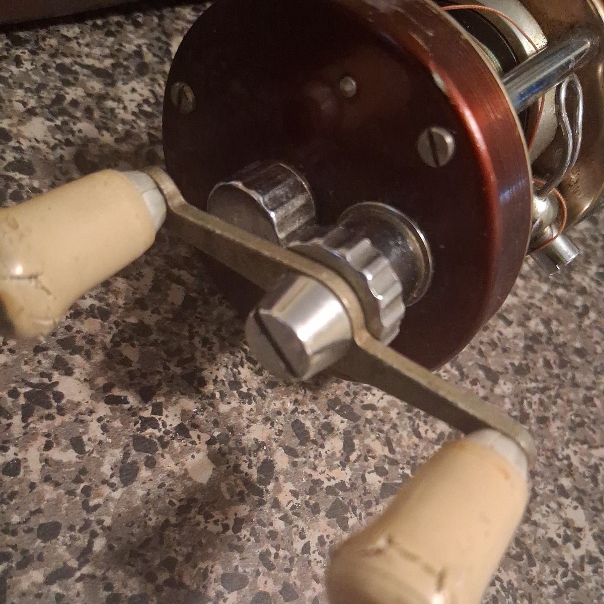 Vintage Beautiful Heddon Heritage 35 Casting Fishing Reel with