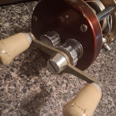 Vintage Beautiful Heddon Heritage 35 Casting Fishing Reel with