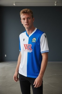 Blackburn Rovers Home Shirt 2025/26 Macron Licensed Soccer Jersey Size XL