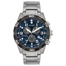 Citizen Brycen Super Titanium Eco-Drive Sport Chronograph Men's Watch BL5558-58L