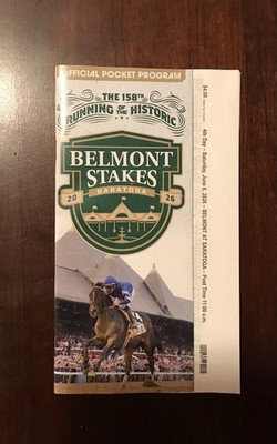 Belmont Stakes 2026 Pocket Program - Horse Racing s Triple Crown Golden Tempo