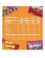 SKITTLES Original, SKITTLES Wild Berry STARBURST & LIFE SAVERS Hard Candy Fun...