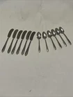 6 Lunt Butter Spreaders and Sugar Spoons Sterling Silver 7.8 oz