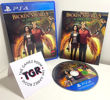 Broken Sword 5 The Serpent's Cur (PS4) Boxed + Manual (PS4) Boxed PEGI 16+ (VGC)