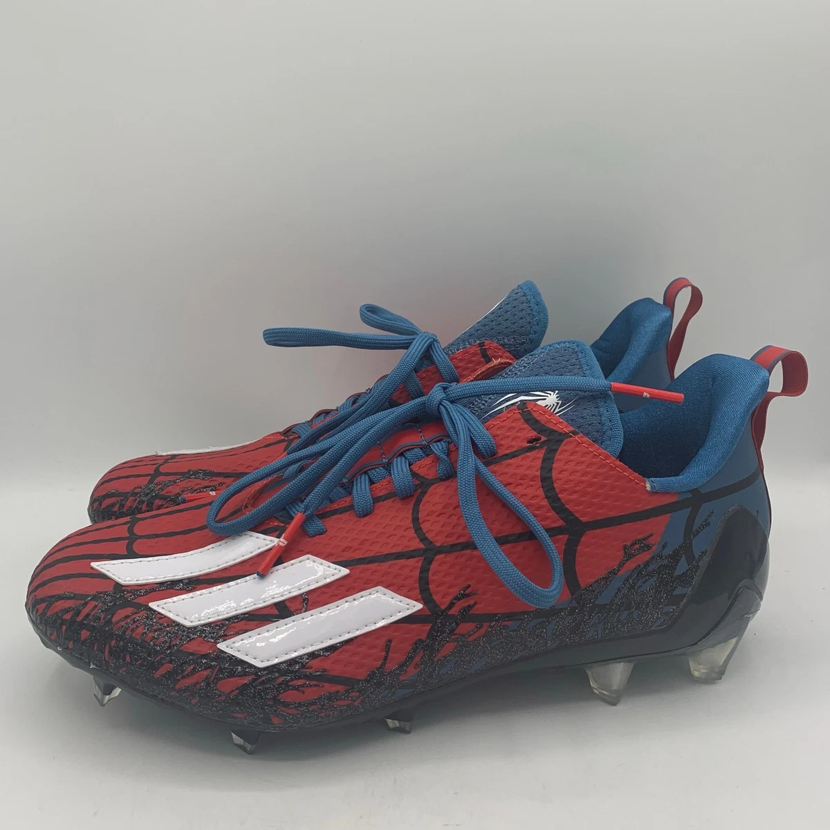 Mens Size‎ 9 adidas x PlayStation Adizero 12.0 SpiderMan Football Cleats Red Marvel X Adizero 12.0  main image 2