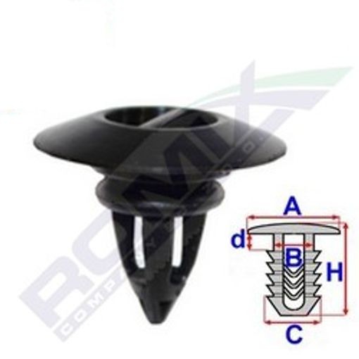 2x ✅Fits ROMIX ROM C60757 Upholstery pin ROM C60757 Bar pin (applica ⭐UK Seller⭐ - Image 7