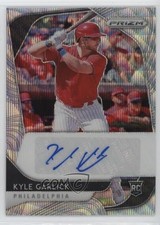 2020 Panini Prizm Rookie Auto Blue Wave Prizm 2/50 Kyle Garlick #RA-KG Auto b8r