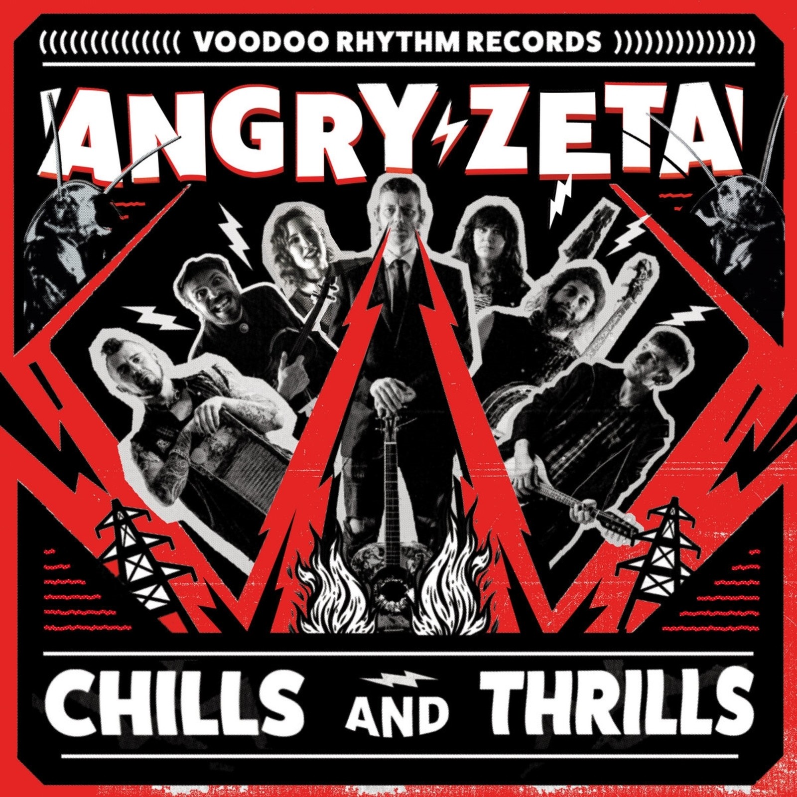 Angry Zeta Chills and Thrills LP Vinyl VR12134 NEW