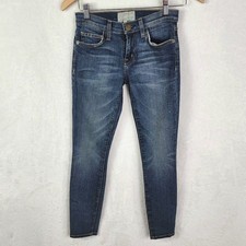 Current/Elliott The Stiletto Skinny Jeans Women 23 in Townie blue. USA Made