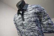 Under Armour Golf Polo Iso-Chill HeatGear Loose Black White Shirt Mens Sz XL