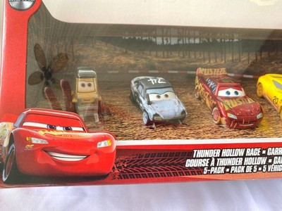 Disney Pixar Cars Thunder Hollow Race 5 pk Boggs-Patty-Muddy McQ