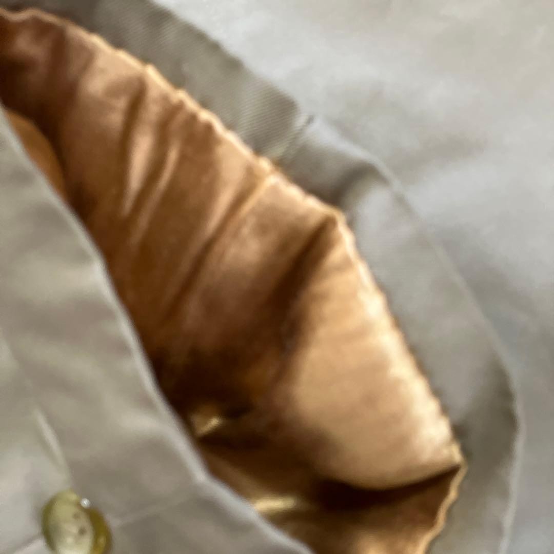 Burberrys Bal Collar Coat Beige Cotton With Check Pattern Size L For Women thumbnail 7