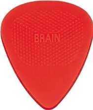 D'Andrea Snarling Dog Brain Nylon Guitar Picks 72 Pack Refill Red, 0.73mm