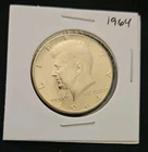 1964 Kennedy Half Dollar, Brilliant Uncirculated, 90% Silver