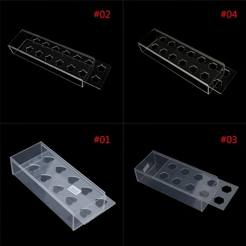 Rectangular Clear Acrylic Flower Vase Flower Organizers Wedding Birthday Holiday