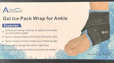 Atsuwell Gel Ice Pack Wrap For Ankle