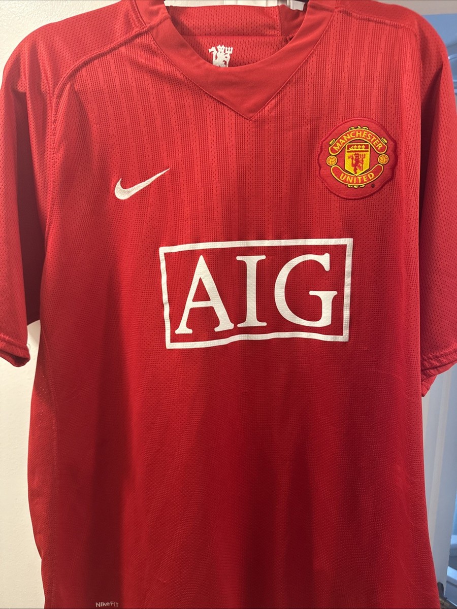 Manchester United Wayne Rooney AIG Soccer Jersey Size XL | eBay