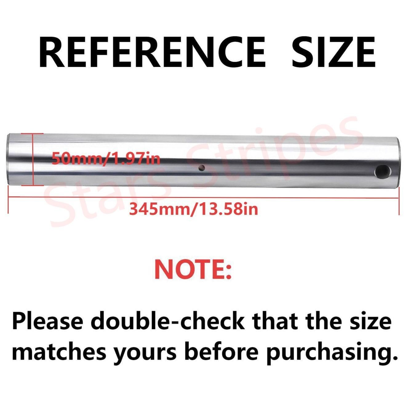 2Pai New upgraded Excavator Universal Bucket Pin 50mm X 345mm With grease nipple