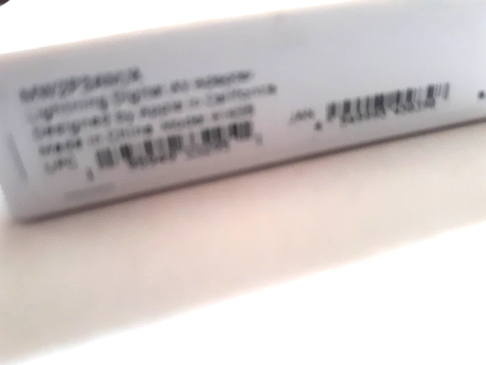 Apple Adattatore da Lightning a AV Digitale MW2P3AM/A con Scatola A1438 Originale - Immagine 3 di 3