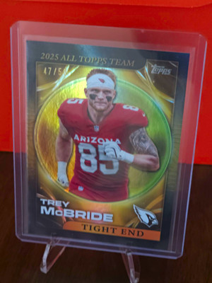 Topps 2025 All Topps Team Trey McBride Arizona Cardinals 25ATT-14 /50