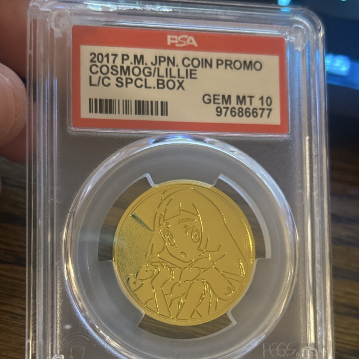 2017 Cosmog Lillie Promo L/C SPCL.BOX Gold Coin GEM MT 10 PSA | eBay