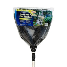 Aquascape Heavy-Duty Pond Fish Net with Extendable Handle PACKS, Black