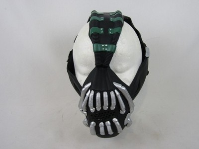 Batman ''Bane'' Mask-Rubber-Dark Knight Rises Movie-Cosplay-XCoser-Black/Green-EUC