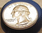 1964 Uncirculated Quarter 90%  Silver Blazing Luster STACKERS DELIGHT #604 ~ 13