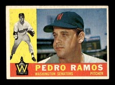 1960 Topps #175 Pedro Ramos Senators VG-EX+ *u9