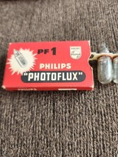 Philips Photoflux PF 1B Flash Bulbs 3 Unused In Box