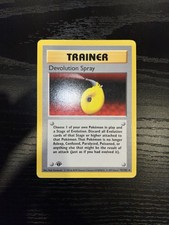 Devolution Spray 72/102 Rare Base Set Shadowless Pokemon 1st Edition HP Played