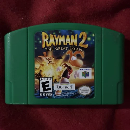 Rayman 2: The Great Escape (Nintendo N64, 1999) *Authentic, Tested* N64