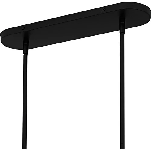 Matte Black  Linear Chandelier from the Gibson Collection - Picture 7 of 7