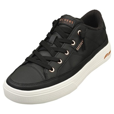 Skechers Arch Fit Arcade Womens Casual Sneakers in Black White - 9 US