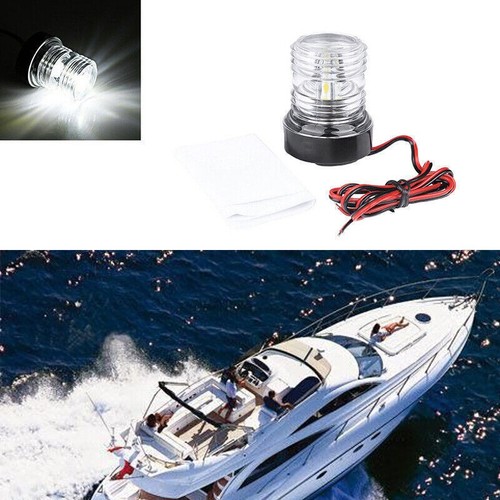 Marine Boat All Round Anchor 360 Degree LED Daylight White Navigation Light 12V - Picture 2 of 6