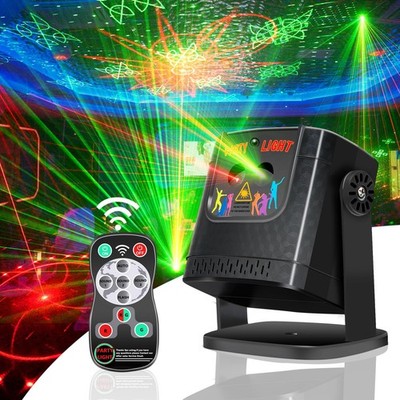 Sound Activated Party Lights - 60 Patterns Mini DJ Disco Ball Strobe Stage Li...