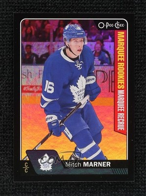 2016 Upper Deck O-Pee-Chee Update Black Rainbow Foil Mitch Marner Rookie RC 0i6