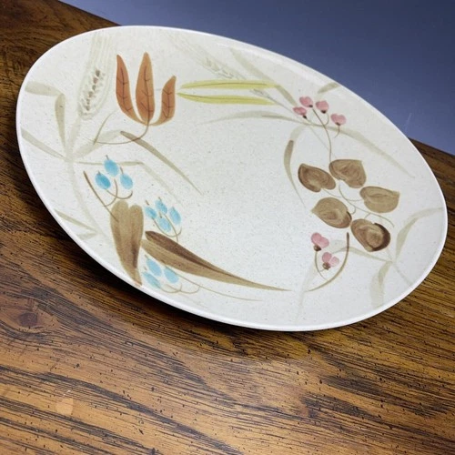 Vintage Red Wing DINNER Plate Random Harvest Atomic MCM USA Dinnerware Supper