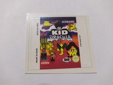 KID DRACULA (EUR) Game Boy / GameBoy COLOR GB GBC replacement label