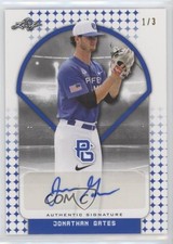 2017 Leaf Perfect Game All-American Classic Blue 1/3 Jonathan Gates Auto go9