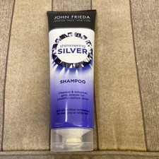 New John Frieda Shimmering Silver Shampoo 250ml For Dull Grey Or White Hair YM