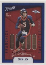 2021 Panini Prestige Franchise Favorites Xtra Points Blue 39/249 Drew Lock 0c22