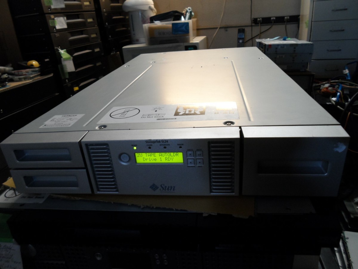 Oracle SUN 380-1560 SL24 2U LTO3 SAS HH Ultrium3 SilverBezel