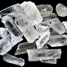 1 kg Bergkristall roh / Bruch Wassersteine Edelsteine Heilstein A/B - Qualität