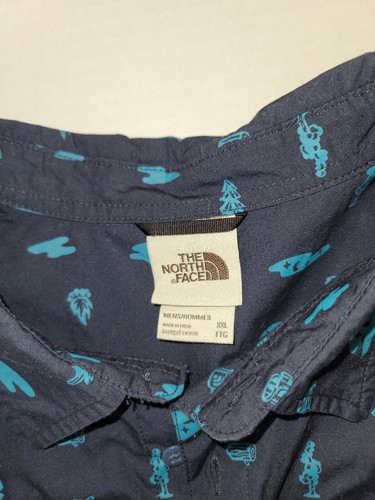 Uomo The North Face colletto con bottoni manica corta e taschino taglia 2XL - Foto 7 di 7