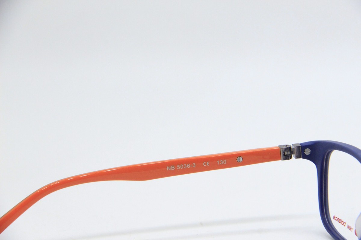 new balance飾り NEW NEW BALANCE NB 5036-3 BLUE ORANGE AUTHENTIC EYEGLASSES