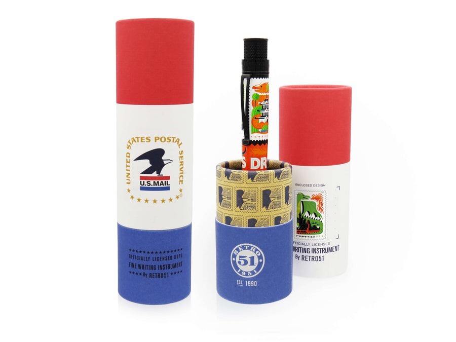 Retro 51 Dragons USPS Stamp Big Shot Rollerball Pen New, Sealed, #'d