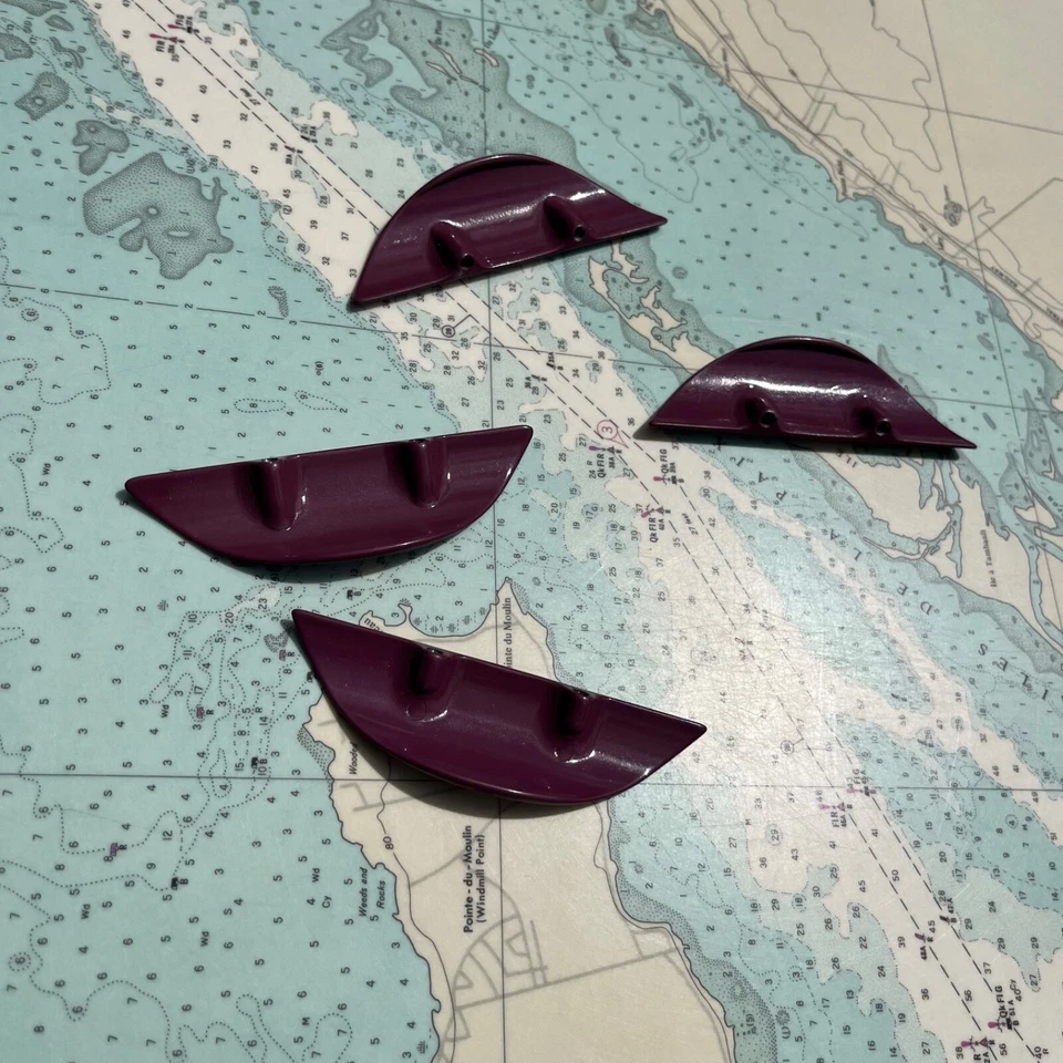 Cajón/manijas de puerta/tiradores vintage años 80 mod uva púrpura Foto 4 de 4