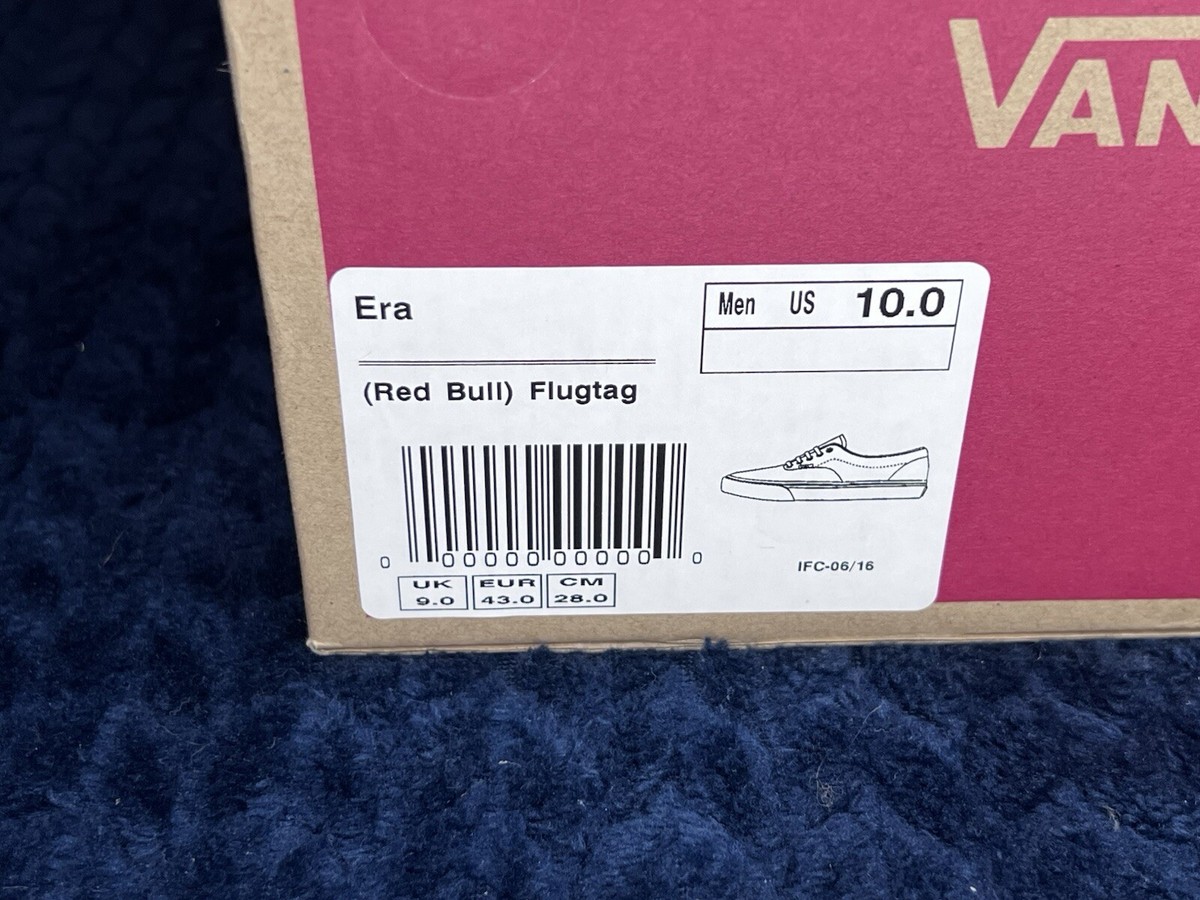 Very Rare 2013 Vans Era Redbull Flugtag Edition (Size Men display picture 3