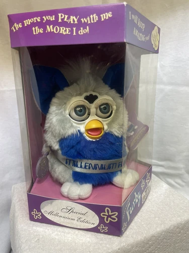 Furby, 1999 Special Millenium Edition/ Used in original box, with badge & tag